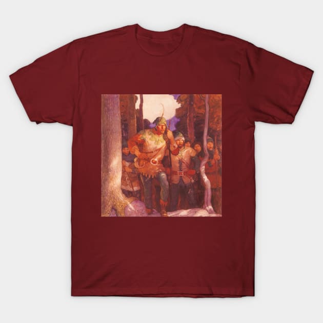 Robin Hood and the Men of Greenwood T-Shirt by MasterpieceCafe